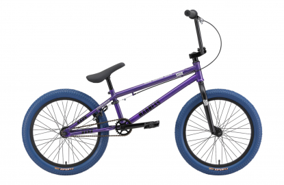 20" Велосипед Stark'24 Madness BMX 4,рама сталь, серо-фиолетовый/черный/темно-синий